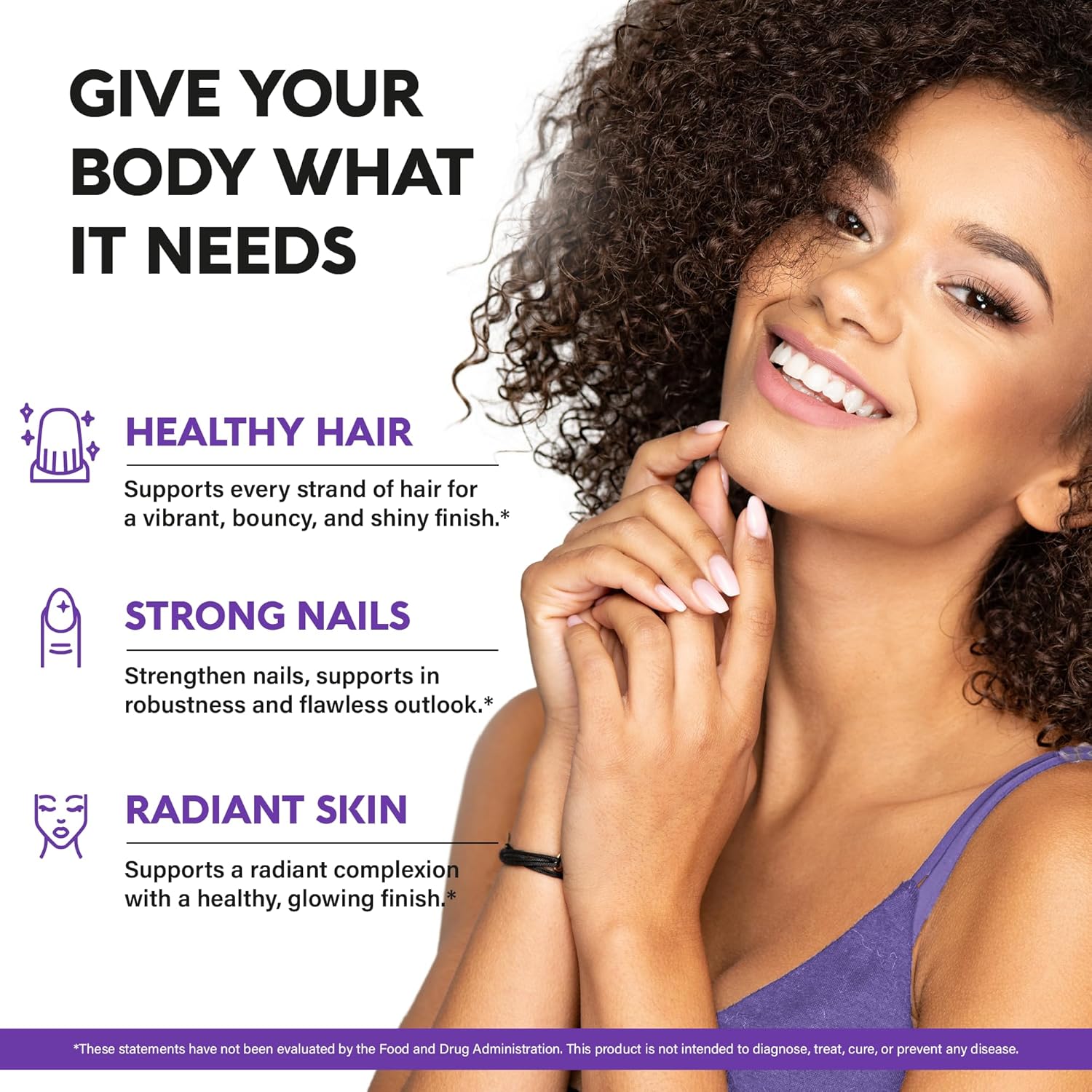 Liquid Biotin & Collagen 60,000 mcg - Vitamins for Hair Growth Support - Extra Strength Drops for Women & Men - Liquid Collagen SupTLement - Strong Nails & Healthy Skin - Made in USA - 2 Fl Oz